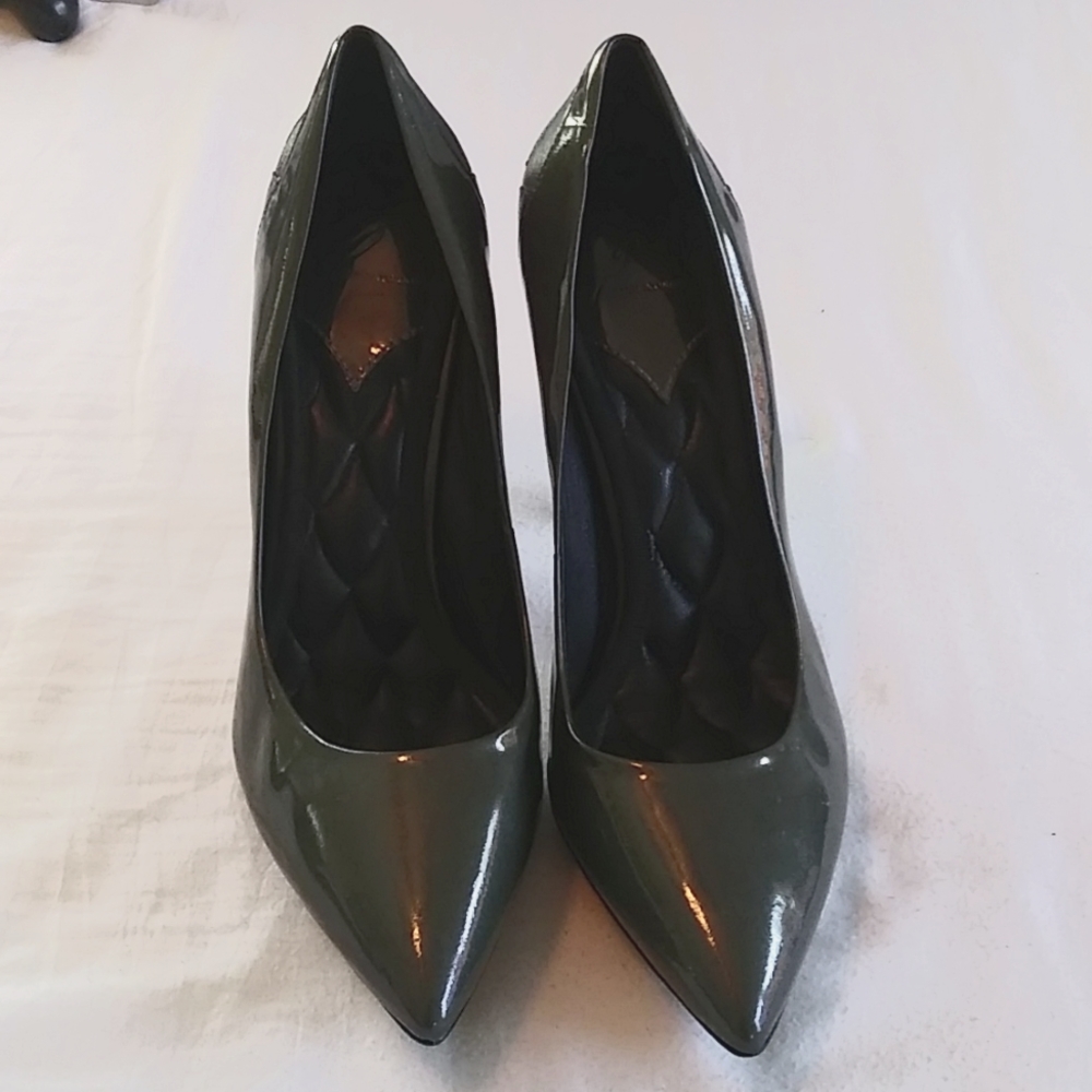 Brian Atwood green high heels size 9